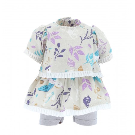 Ubranka Romane dla lalek bobas Minette 27 cm, Petitcollin Ubranka Romane dla lalek bobas Minette 27 cm, Petitcollin