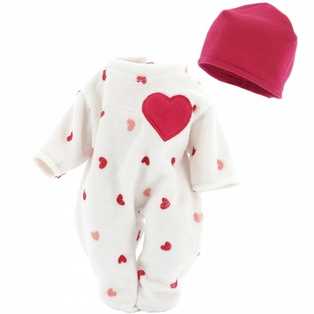 Ubranka Eden dla lalek bobas 28 cm zabawka +18m, Petitcollin Ubranka Eden dla lalek bobas 28 cm zabawka +18m, Petitcollin