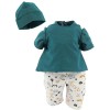 Ubranka Theo dla lalek bobas 28 cm zabawka +18m, Petitcollin Ubranka Theo dla lalek bobas 28 cm zabawka +18m, Petitcollin