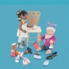 Petitcollin Lalka bobas Samuel z łóżeczkiem 35cm Petitcollin Lalka bobas Samuel z łóżeczkiem 35cm