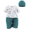 Ubranka Marius dla lalek bobas 36 cm zabawka +18m, Petitcollin Ubranka Marius dla lalek bobas 36 cm zabawka +18m, Petitcollin