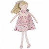 Trousselier Lalka lniana Pink Flower dla niemowląt +0 Trousselier Lalka lniana Pink Flower dla niemowląt +0