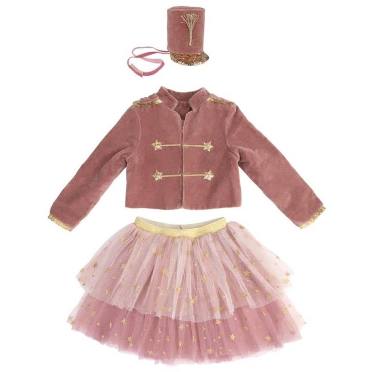 Meri Meri Przebranie Żołnierz Różowe 3-4 lata