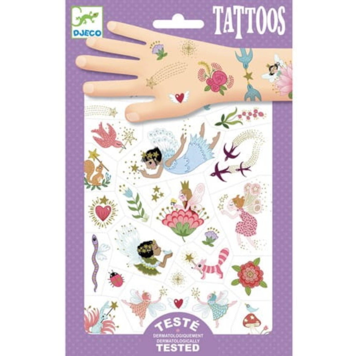 Djeco tatuaże przyjaciele wróżki od 3 lat