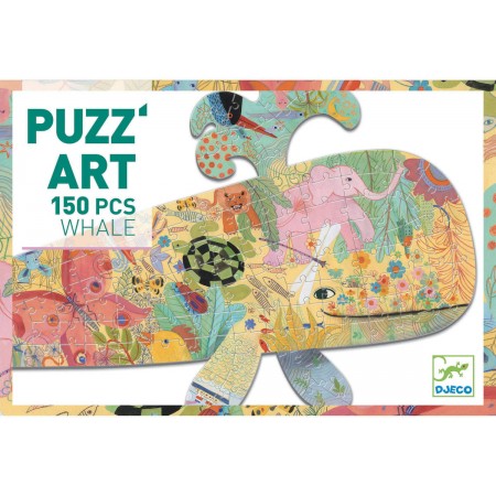 Djeco puzzle artystyczne wieloryb 150 elem. od 6 lat