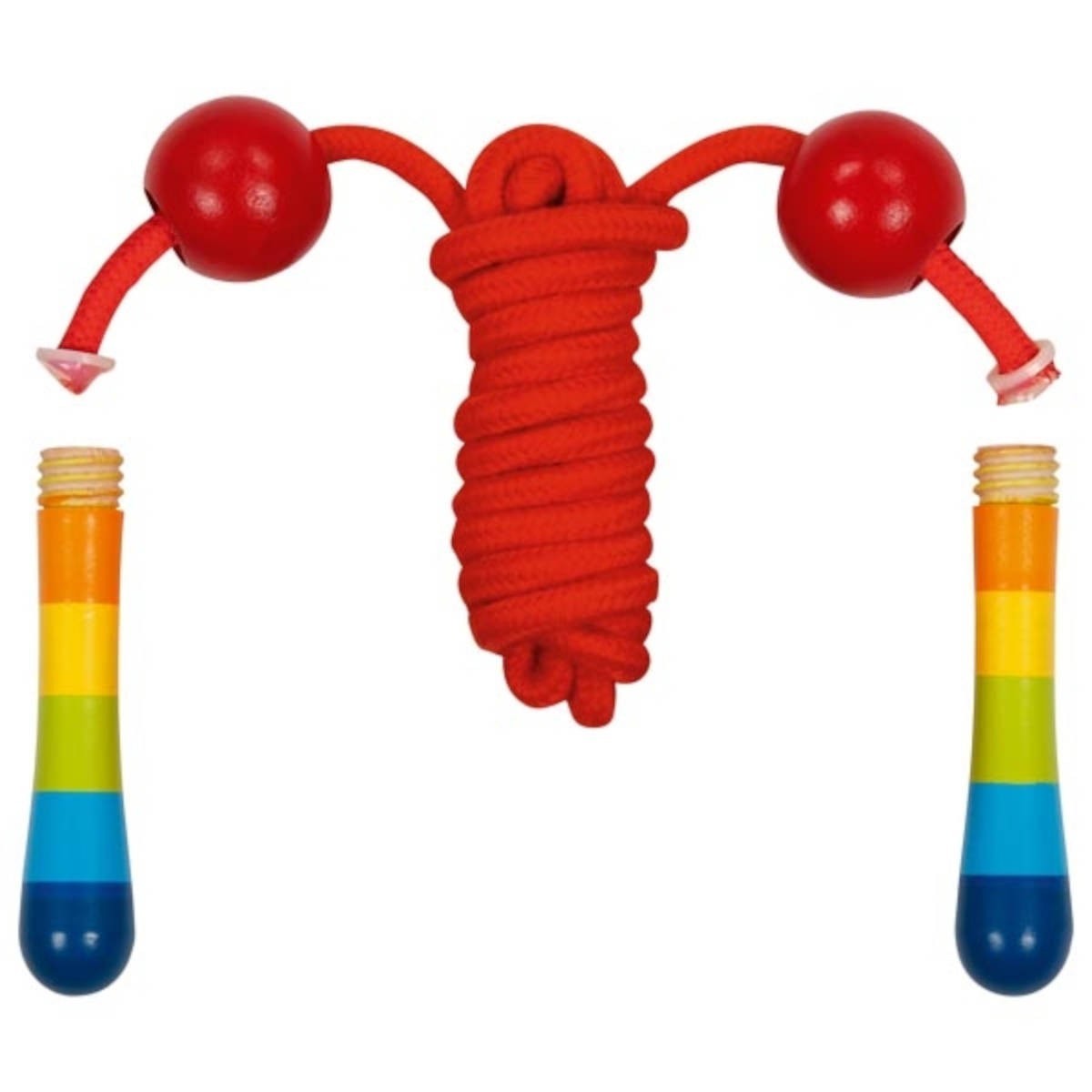 Goki Skakanka drewniana Rainbow 200cm od 4 lat