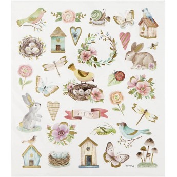 Wiosna i Wielkanoc ozdobne naklejki dla dzieci +3, Creotime