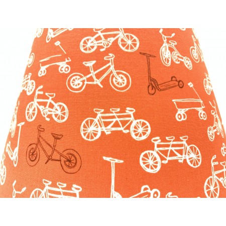 Lampa stojąca dla dziecka Rowerki Czerwone stożek, Lamps & Co. Lampa stojąca dla dziecka Rowerki Czerwone stożek, Lamps & Co.
