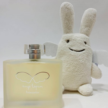 Woda perfumowana dla niemowląt Królik Aniołek z maskotką, Trousselier Woda perfumowana dla niemowląt Królik Aniołek z maskotką, Trousselier