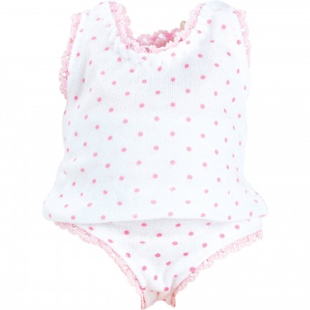Petitcollin Bielizna w kropki dla lalek 40cm