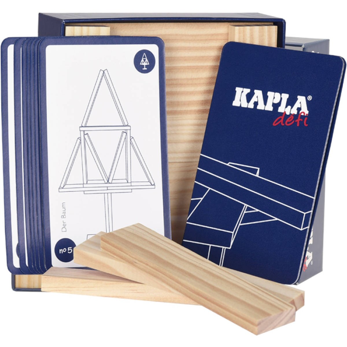 Kapla Challenge – zestaw wyzwań konstrukcyjnych, 6+