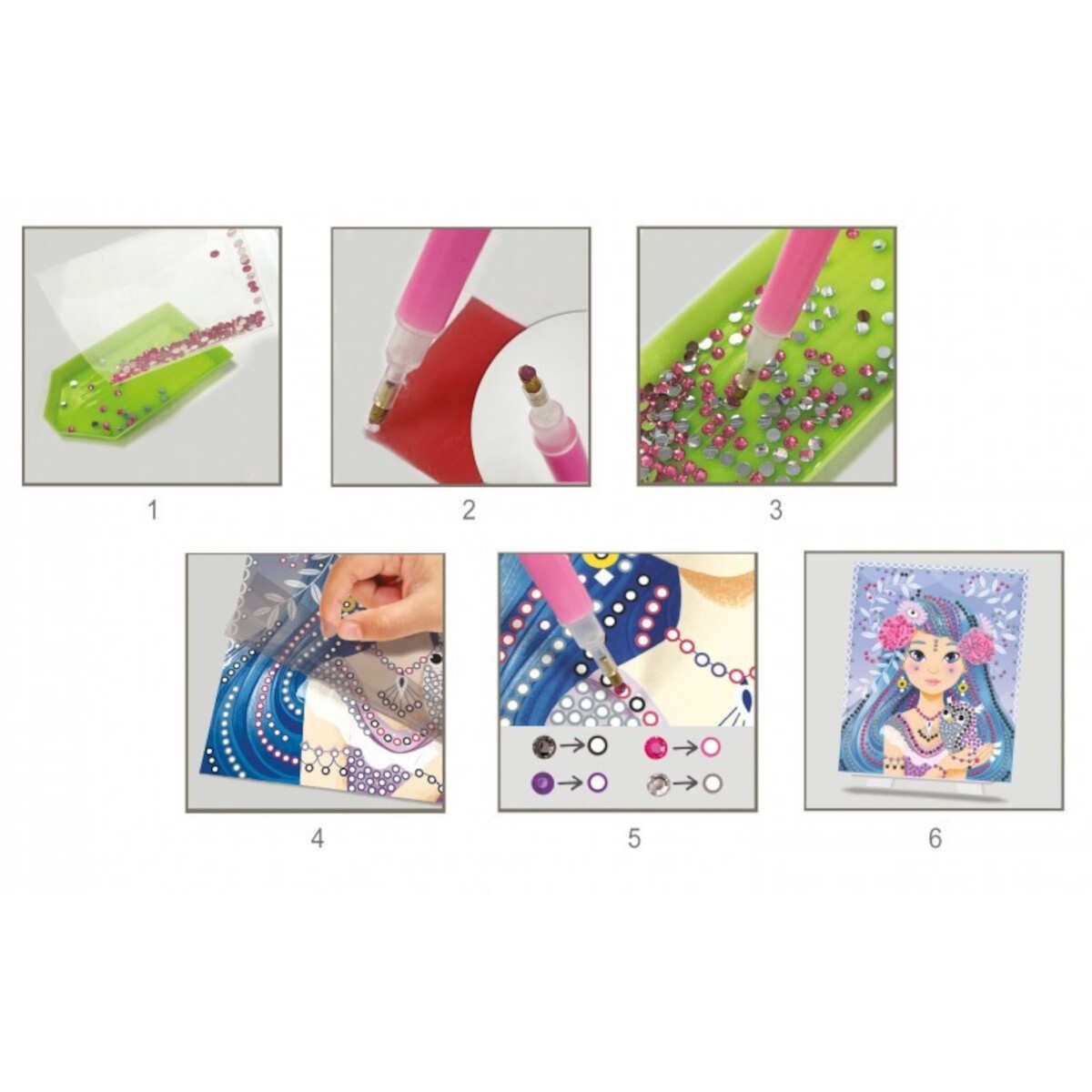 Crea Lign' Obrazy z diamentami do robienia Konie +5