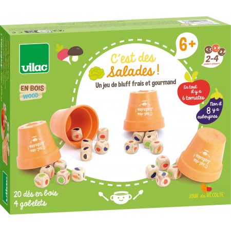 Vilac Co za Sałatka ! gra w blefa dla dzieci Vilac Co za Sałatka ! gra w blefa dla dzieci