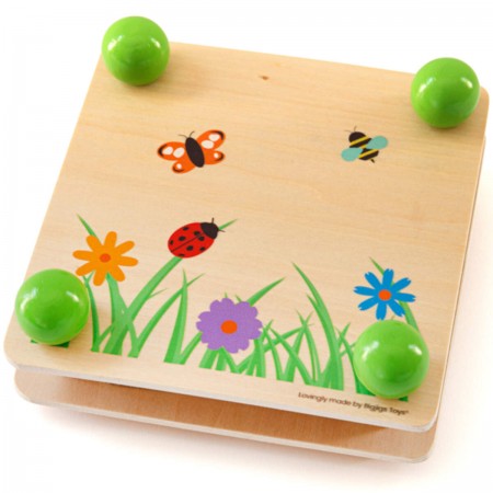 Prasa do kwiatów drewniana dla dzieci, Bigjigs Toys Prasa do kwiatów drewniana dla dzieci, Bigjigs Toys