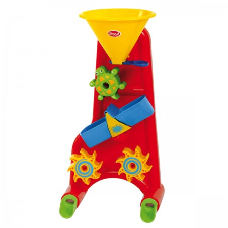 Mlynek czerwony do piasku i wody +12m, Gowi Toys Mlynek czerwony do piasku i wody +12m, Gowi Toys