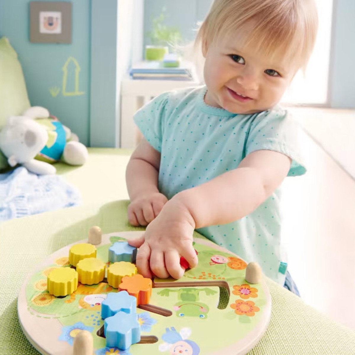 Haba Edukacyjna zabawka motoryczna Kwiaty +12mc