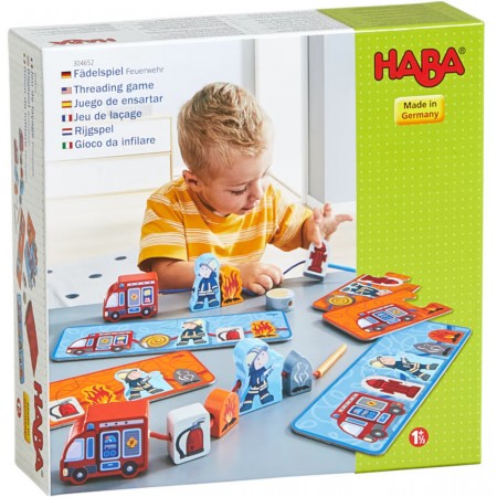 Haba Edukacyjna gra w nawlekanie Straż pożarna +18mc Haba Edukacyjna gra w nawlekanie Straż pożarna +18mc