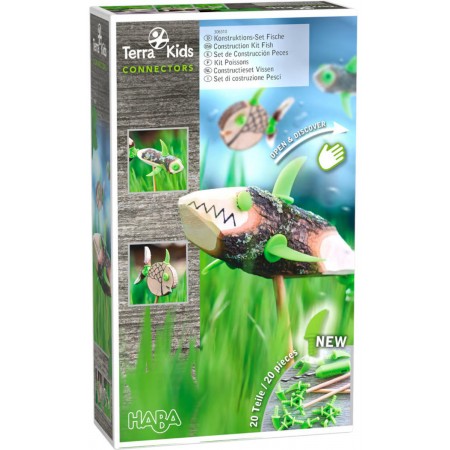 Haba Rybka Connectors Terra Kids zestaw konstrukcyjny +8 Haba Rybka Connectors Terra Kids zestaw konstrukcyjny +8