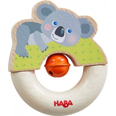 Haba Grzechotka drewniana dla niemowląt Koala +6mc Haba Grzechotka drewniana dla niemowląt Koala +6mc