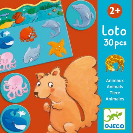 Djeco Lotto Zwierzęta gra dla dzieci od 2 lat