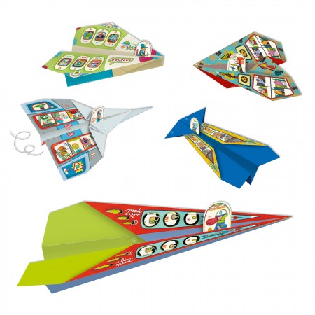 Djeco Origami Samoloty zestaw kreatywny +7