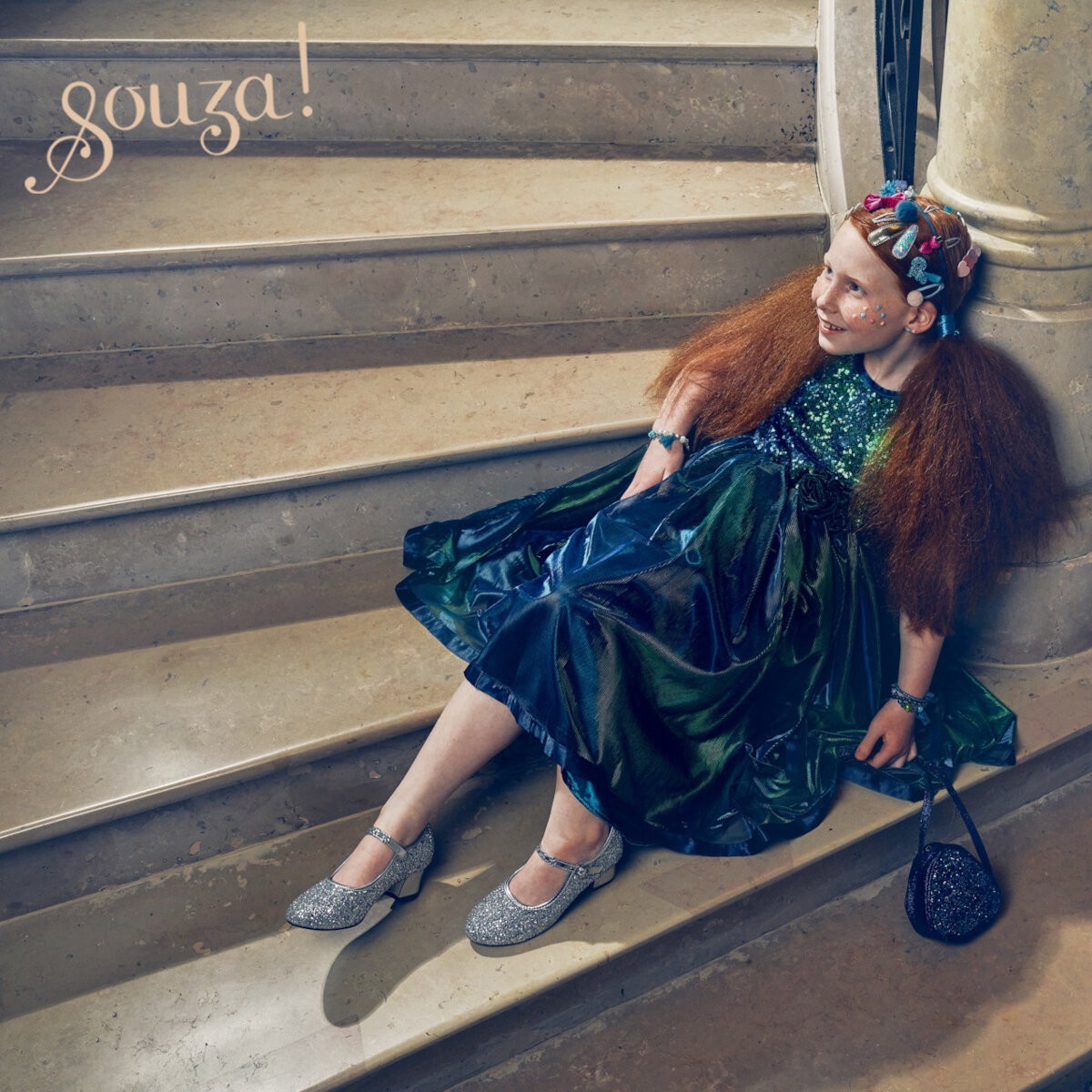 Sukienka balowa Marie-Ella przebranie dla dzieci 5-7 lat, Souza!