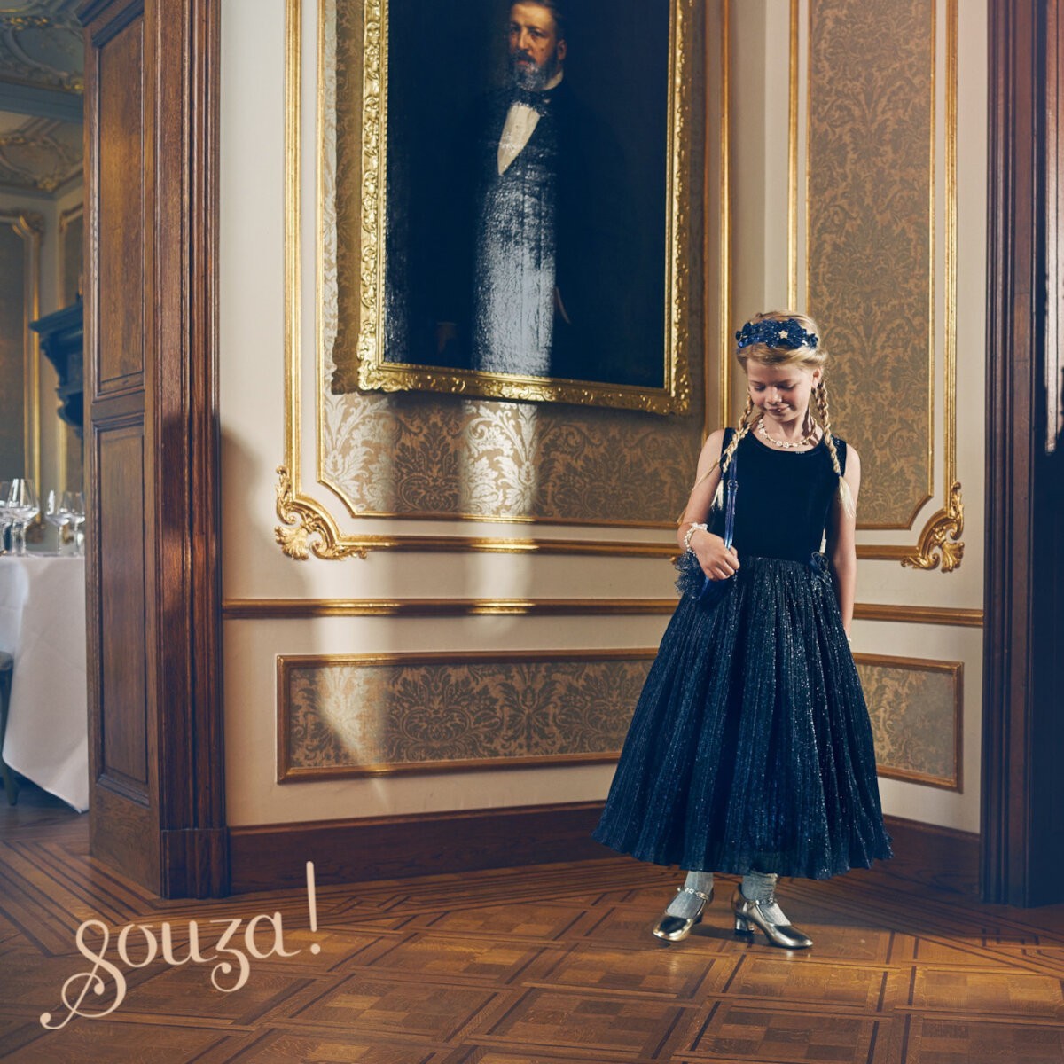Sukienka wizytowa Simona dla dziewczynek 110-122, Souza!