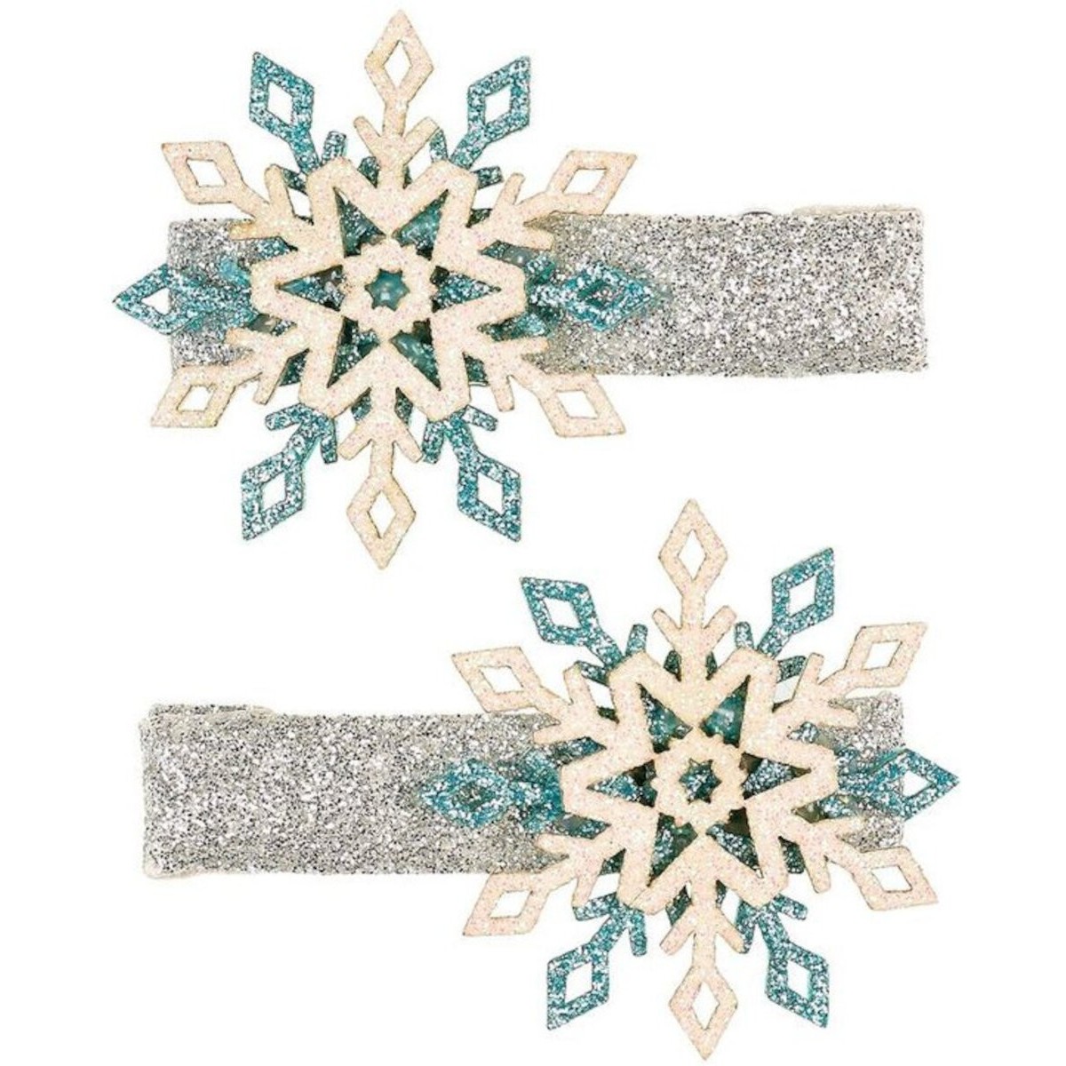 Spinki do włosów Królowa Lodu z śnieżynką 2 szt, Souza!