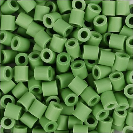 Bio-Koraliki do prasowania zielone 1000szt 5x5mm, Nabbi