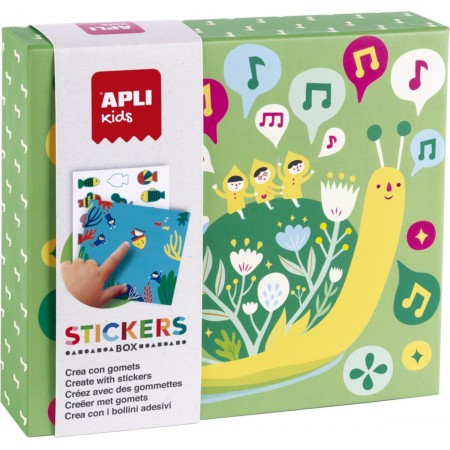 Apli Kids Zestaw kreatywny z naklejkami Liliput +3 Apli Kids Zestaw kreatywny z naklejkami Liliput +3