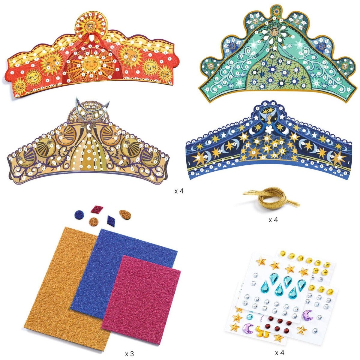 Djeco Zrób to sam - Mozaiki Tiary Czarodziejki