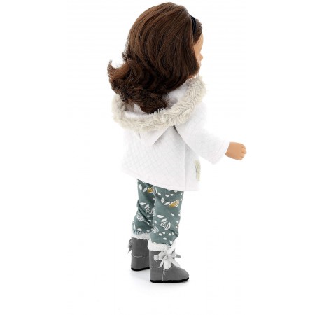 Petitcollin Lalka dla dzieci Anaelle 34cm z łóżeczkiem Petitcollin Lalka dla dzieci Anaelle 34cm z łóżeczkiem