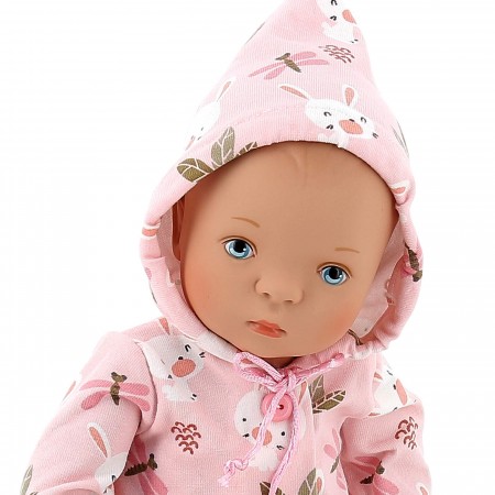 Petitcollin Lalka bobas Sacha z łóżeczkiem 35cm