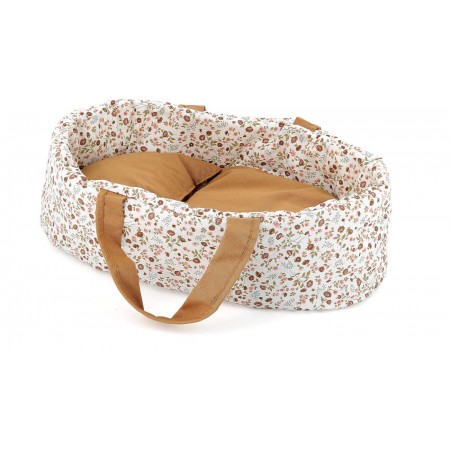Petitcollin Koszyczek miękki wzór Cafe-Caramel 36 cm, dla lalek do 28cm +10m Petitcollin Koszyczek miękki wzór Cafe-Caramel 36 cm, dla lalek do 28cm +10m
