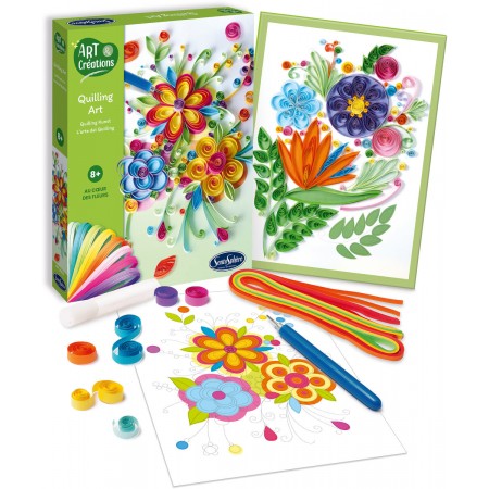 Kwiaty do robienia metodą quilling dla dzieci +8, SentoSphere