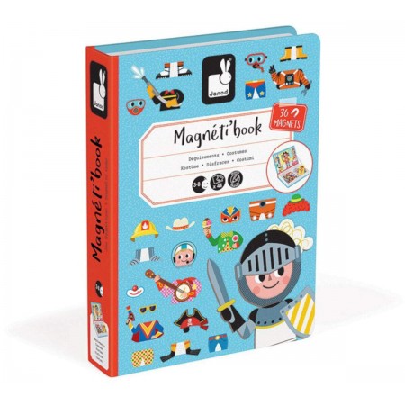 Janod Magnetibook magnetyczna układanka Kostiumy Chłopiec Janod Magnetibook magnetyczna układanka Kostiumy Chłopiec
