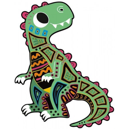 Janod Zestaw kreatywny Do zdrapywania Dinozaury +5 Janod Zestaw kreatywny Do zdrapywania Dinozaury +5