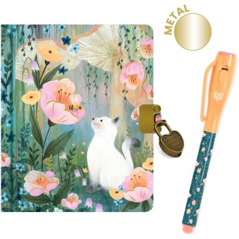 Djeco Sekretny pamiętnik na klucz Kendra z magicznym długopisem | Dadum