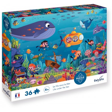 Puzzle 36 elementów Głębiny Morskie, Calypto | Dadum Kraków Puzzle 36 elementów Głębiny Morskie, Calypto | Dadum Kraków
