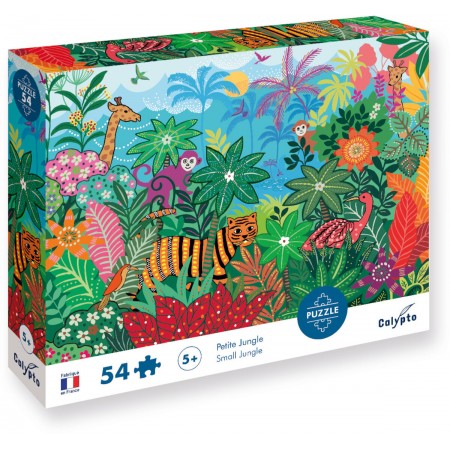 Kartonowe puzzle 54 elementy Mała Dżungla, Calypto | Dadum