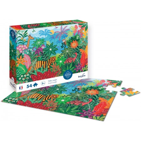 Kartonowe puzzle 54 elementy Mała Dżungla, Calypto | Dadum Kartonowe puzzle 54 elementy Mała Dżungla, Calypto | Dadum