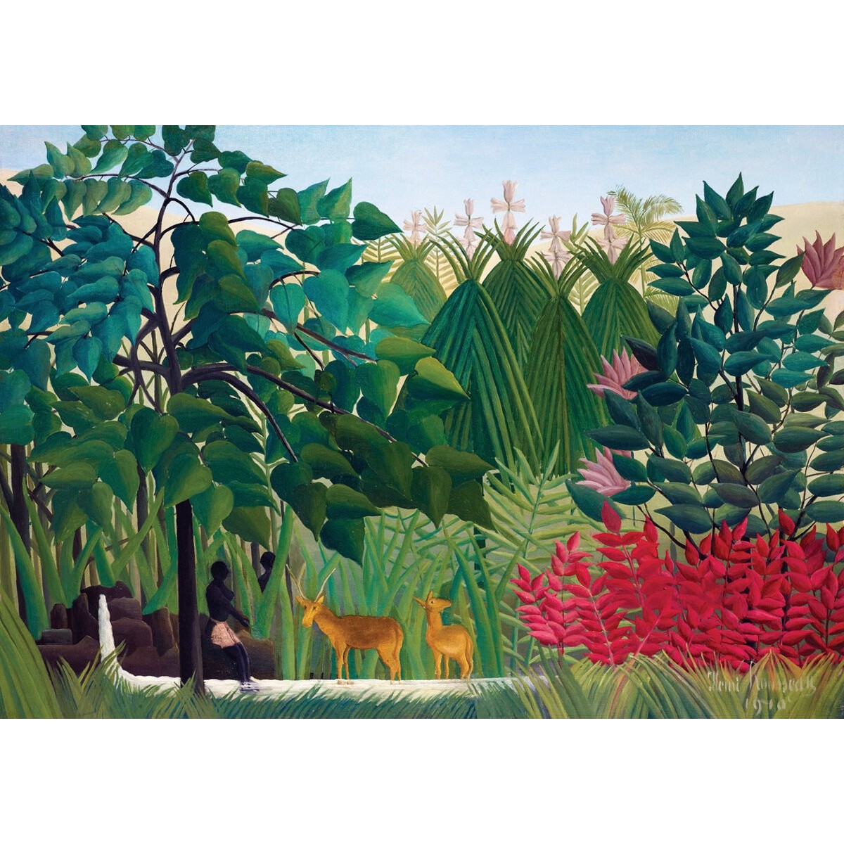Puzzle 1000 Wodospad (Rousseau), Calypto | Dadum