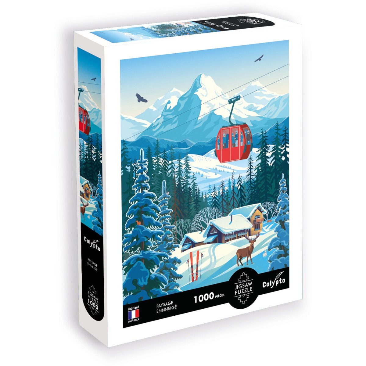 Puzzle obrazy 1000 Górska Wioska, Calypto | Dadum