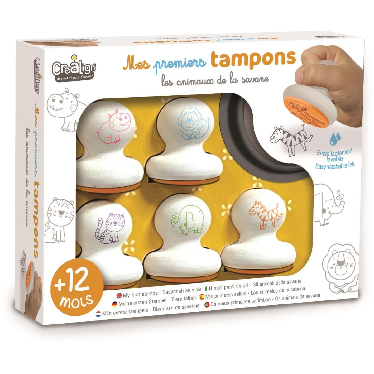 Stempelki dla rocznego dziecka Sawanna, Crea Lign' | Dadum