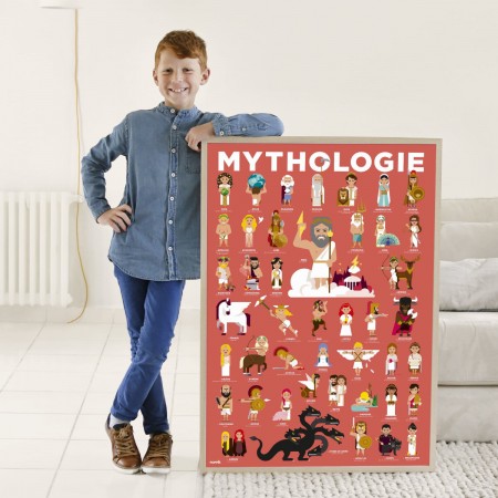 Edukacyjny plakat do wyklejania Mitologia +7 Edukacyjny plakat do wyklejania Mitologia +7