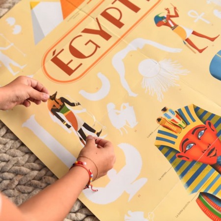 Edukacyjny plakat do wyklejania Starożytny Egipt +7