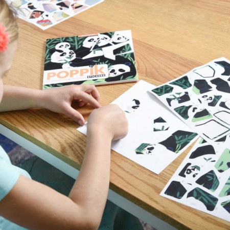 Poppik Mozaiki do wyklejenia Dzikie Zwierzęta 3x35 naklejek Poppik Mozaiki do wyklejenia Dzikie Zwierzęta 3x35 naklejek