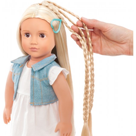 Lalka Phoebe blondynka rosnące włosy do stylizacji +3 Lalka Phoebe blondynka rosnące włosy do stylizacji +3