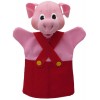 Pacynka na rękę Świnka czerwona 26cm do teatrzyku | Dadum Pacynka na rękę Świnka czerwona 26cm do teatrzyku | Dadum