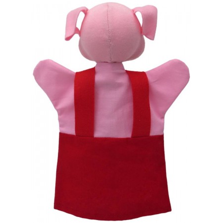 Pacynka na rękę Świnka czerwona 26cm do teatrzyku | Dadum Pacynka na rękę Świnka czerwona 26cm do teatrzyku | Dadum